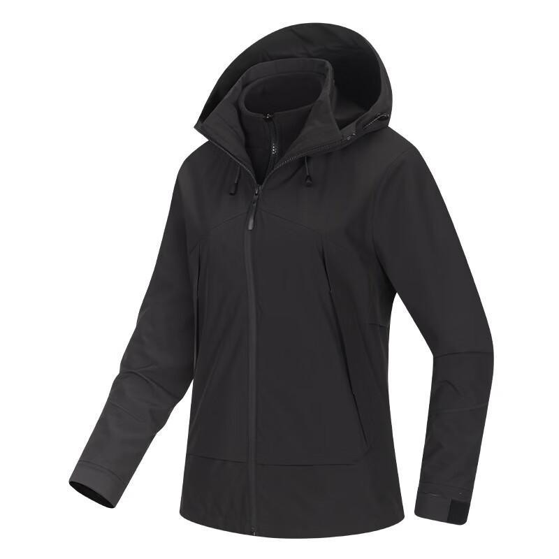 Unisex 3-in-1 Fleece-Lined Winter Work Jacket M