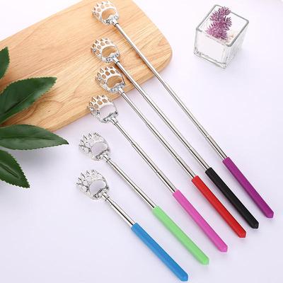 1pcs Bear Claw Stainless Steel Itching Massager No Need For Manual Labor Stainless Steel Retractable Itching Device