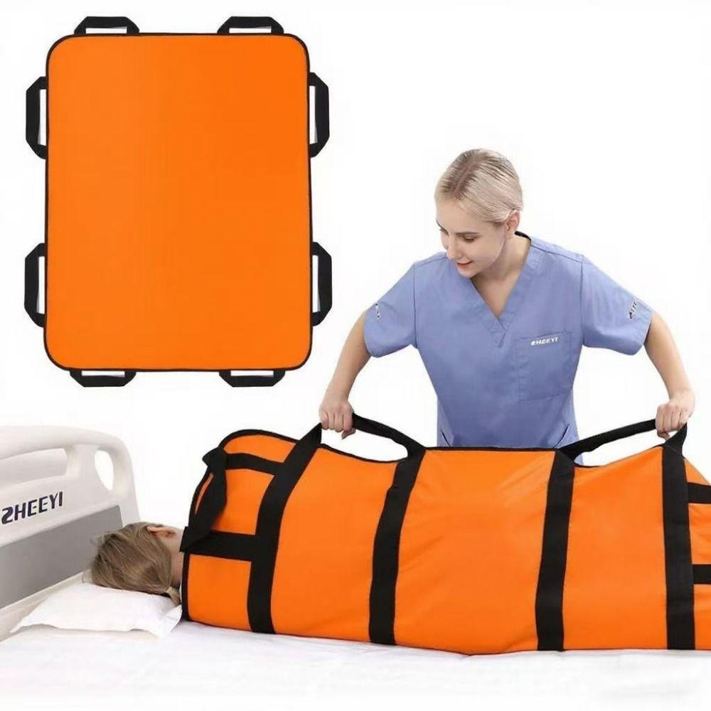 Reinforced Handles Elderly Turning Care Pad Patient Transfer Sheet Bedridden Patients