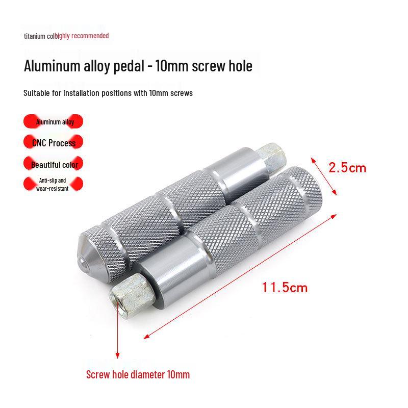 Diama New Standard Electric Bicycle Pedals & Footrests for Battery Car Modification