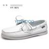 Fashion Male Classic Boat Shoes Leather Hot Sale New Men's Outdoor Walking Shoes Men Wedding Dress Shoes Lace-Up Fashion Men Loafers
