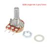 10Pcs Wh148 Single Potentiometer B 1K-500K 15Mm/20Mm Shaft Adjustable Resistor Stable Control Electronic Diy Circuit Parts