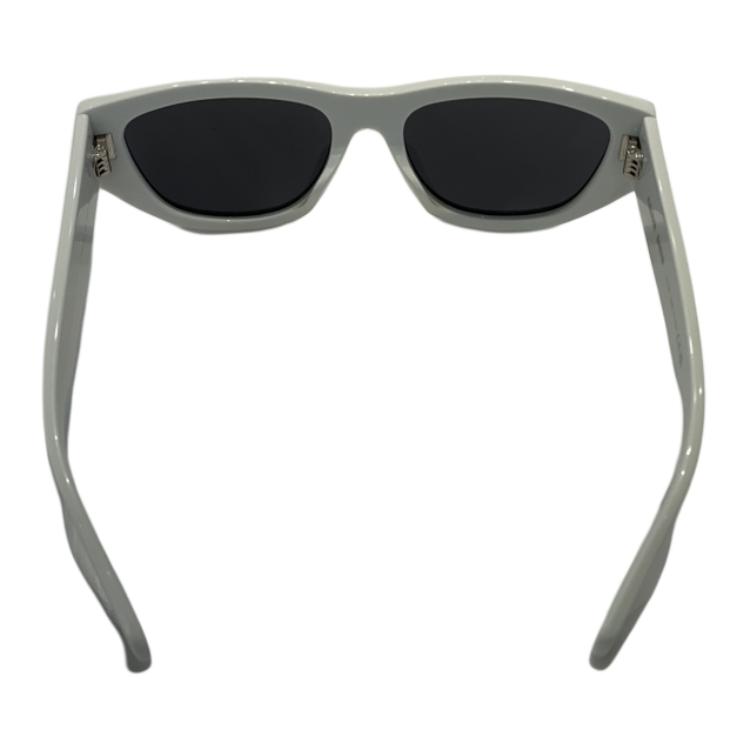 Celine Logo Oval Sunglasses Women Sunglasses White CL40278U5525A