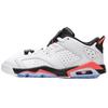 New 6 Retro Low White Infrared 23 Black GS 768881-123