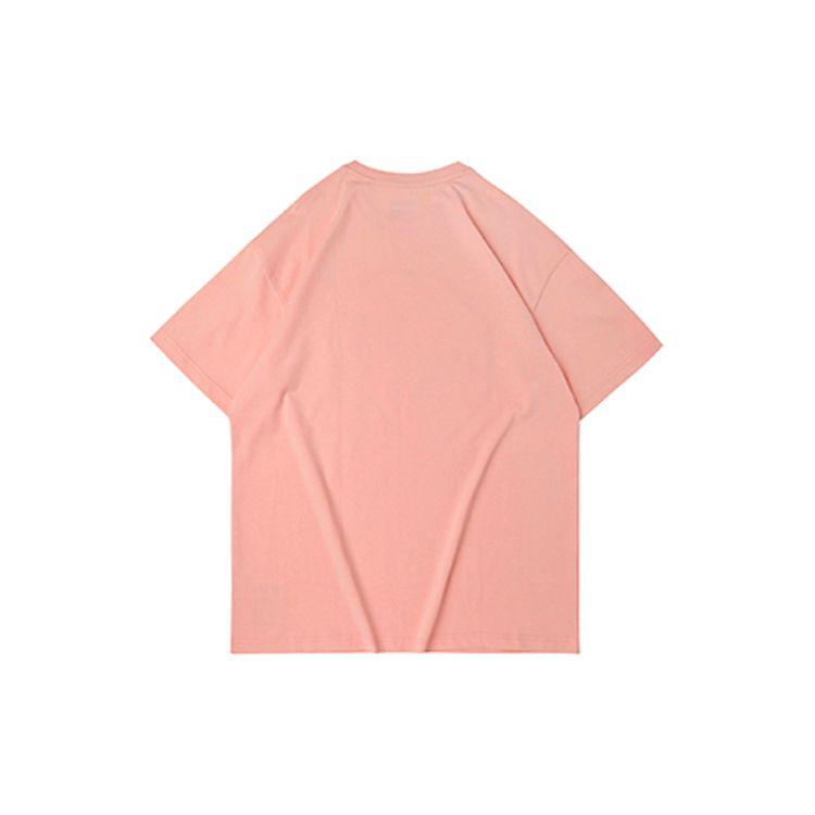 Li-Ning Badfive Casual Sports Loose Cultural Shirt Short Sleeve T-Shirt Men Tops Orange Pink AHSQ091-2
