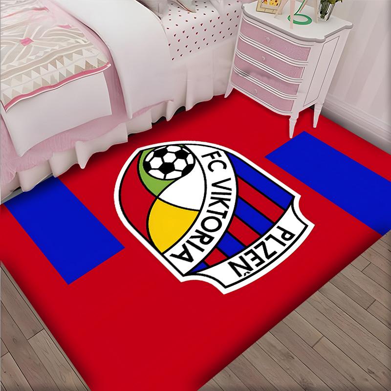 Fc Viktoria Polyester Carpet, Soft Indoor Mat for Office Chair, Living Room, Computer Desk - Decorative Home Office Rug Design