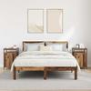 Nightstand Set of 2 Reclaimed Wood Look 40 x 42 x 60 cm Engineered Wood