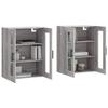 VidaXL Wall Cabinets 2 Pcs Sonoma Grey Engineered Wood 3197967