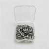 100 Pieces 12MM Keyring Connectors Iron Split Rings Suitable for Jewelry Making and Projects