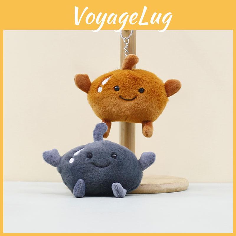 Plush Pear Frozen Keychain Toy Stuffed Pendant Doll Backpack Accessory Kid Gift