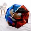 Printed Sonic the Hedgehog Printed Folding Umbrella,Outdoor,Leisure,And Travel Umbrella,Durable Umbrella Fabric,Birthday And Holiday Gift