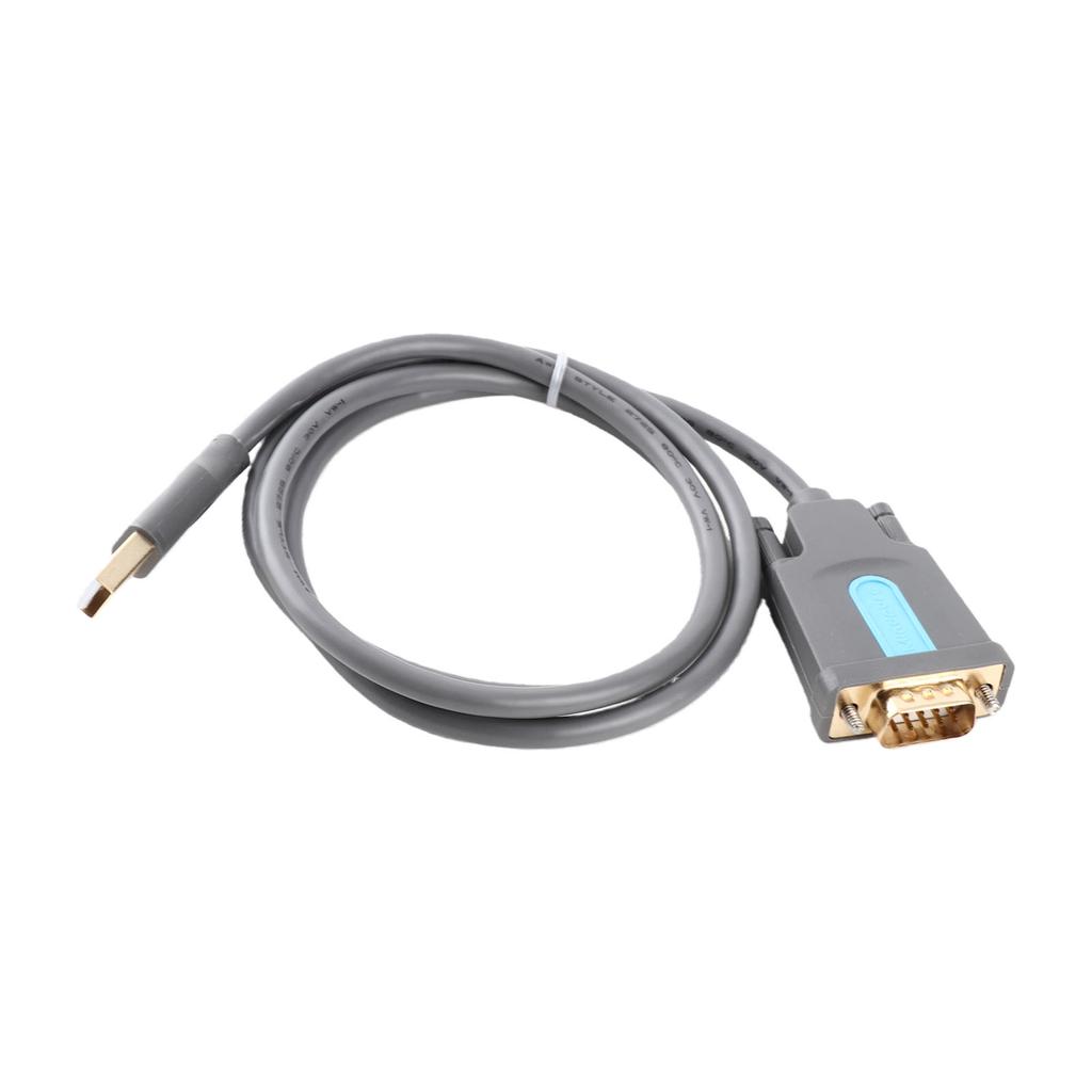 Mindpure Serial Port Cable US015 USB To DB9 RS‑232 Male To Male Computer Converter Cable
