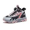 Hongxing Erke Comfortable Warm Mid-Top Casual Shoes Kids sneakers Gray Black 65124421010-007