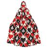 Poker Red Black Alice In Wonderland Hooded Cloak Unisex Hood Cloak Cosplay Medieval Costume Witch Wicca Elf Purim Carnival Party