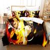 Comfortable Anime Print Bedding Set With Duvet Cover And Pillowcases King Queen Twin Sizes For Boys Girls And Kids