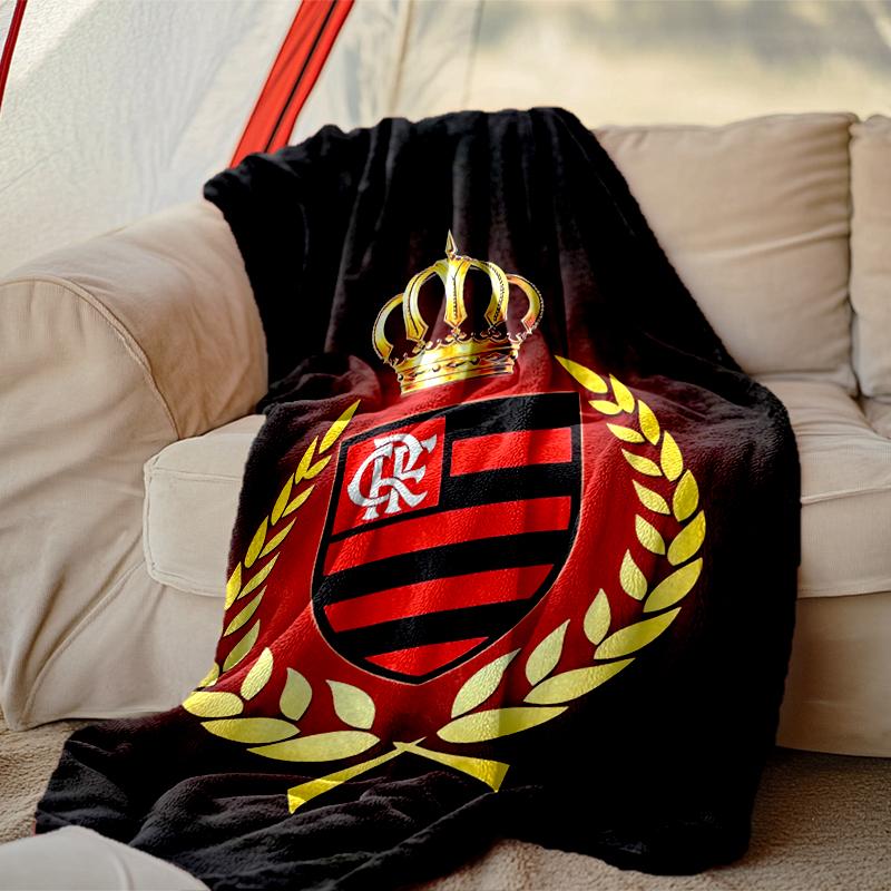 1pc Comfortable Home Print Throw Blanket, Rangers FC Blanket For Bed and Sofa Use, Special Present For Family