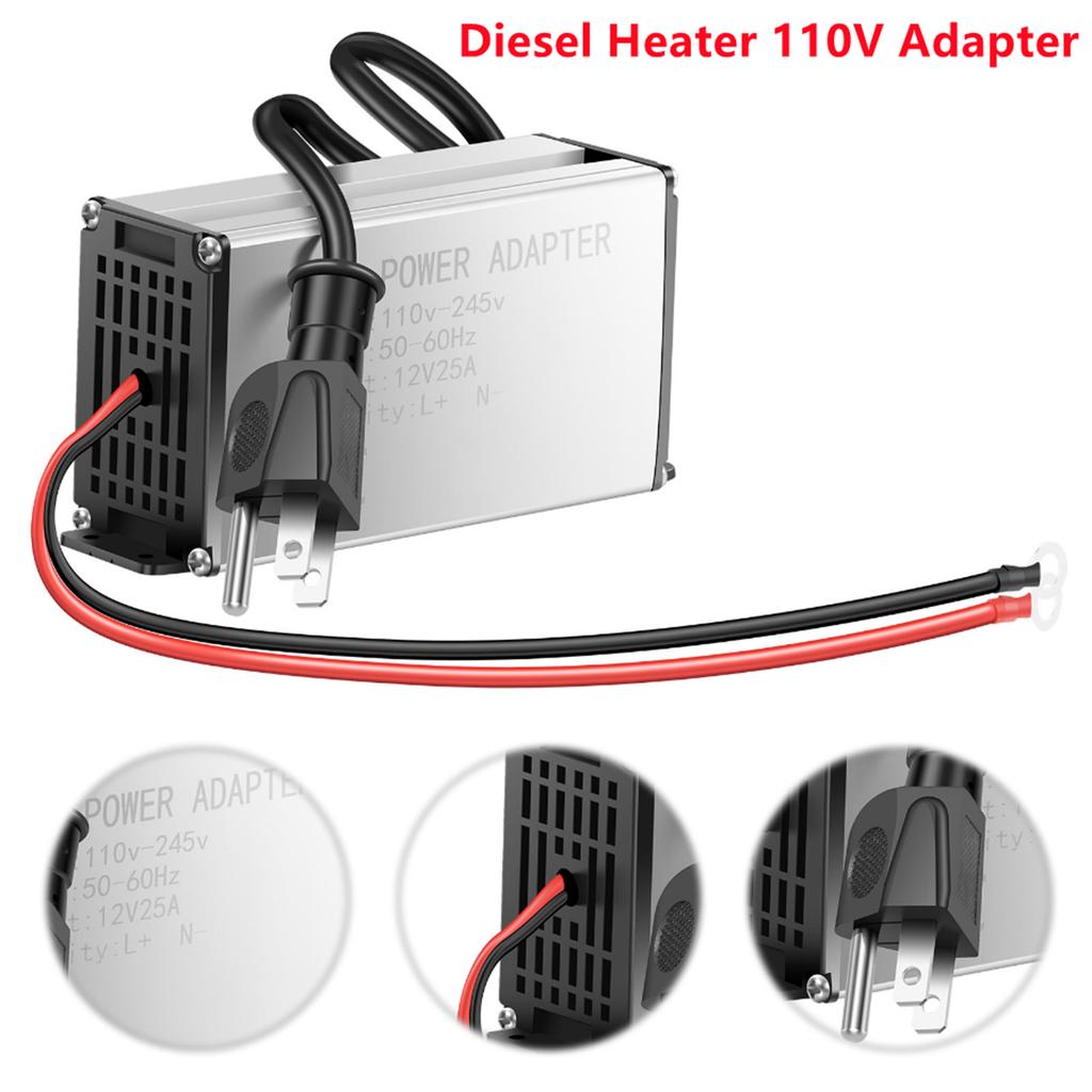 Power Converter 230V to 12V Adapter for Diesel Air Heater For 5KW 8KW Suitable for RV Garage Household Electrical Outlets