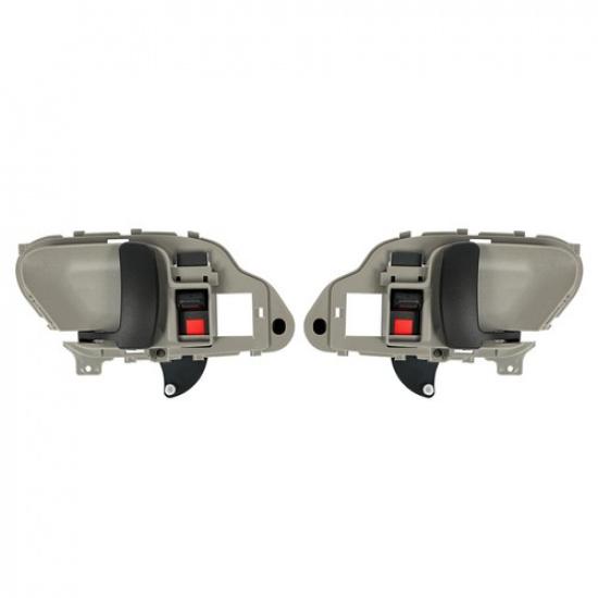 1 Pair Gray ide Door Handles For Chevy Silverado C1500/GMC Sierra K2500 95-02