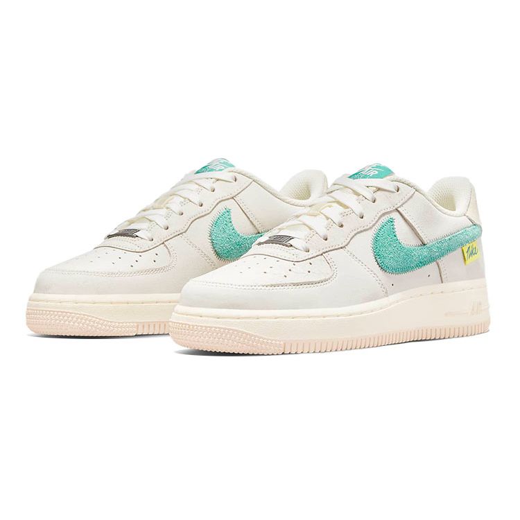 Nike Air Force 1 07 LV8 GS Test of Time Kids Sneakers Cream Sail Coconut-Milk DO5877-100