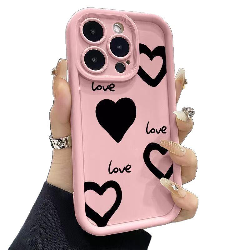 Apple 16 Pro Max Handyhülle - Grenzüberschreitende Liebe, Japanischer/Koreanischer Stil, Passend für iPhone 15/14/13, Europa/USA 12