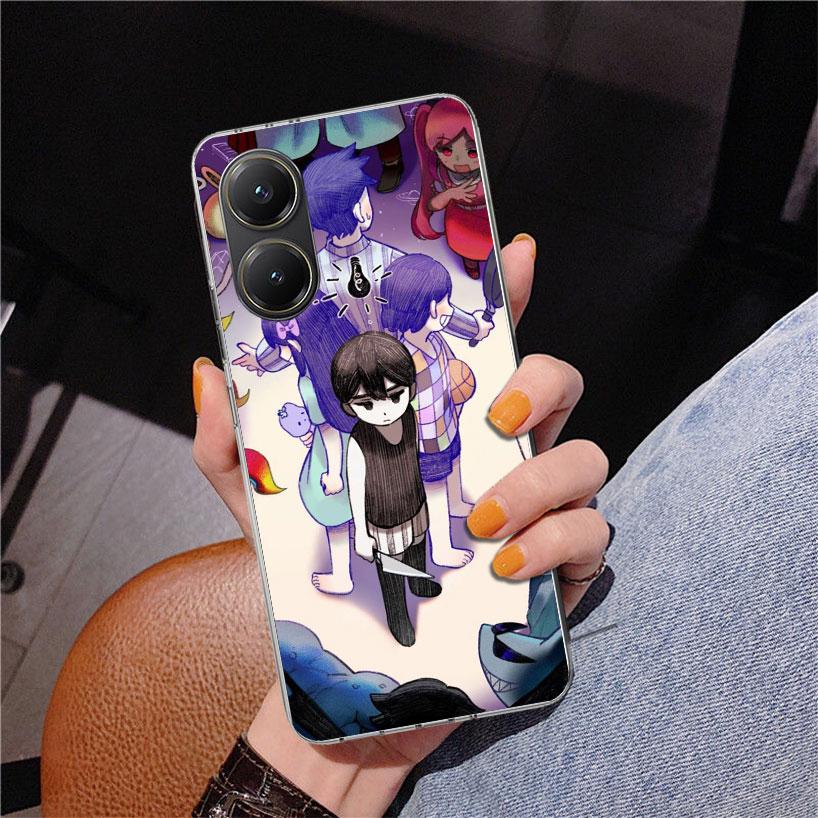 Game O-Omori Cartoon Phnoe Case for Xiaomi Poco X5 X6 X7 Pro X4 Gt F7 Ultra M8 M7 Redmi 15C 15 13C 13 12C 12 Unique Cover Coque