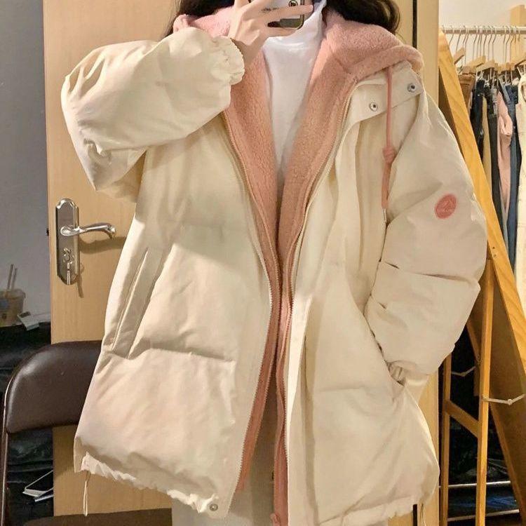 Fake Two-piece Down-padded Jacket for Winter, New Thickened Bread-padded Coat, Loose Cotton-padded Jacket