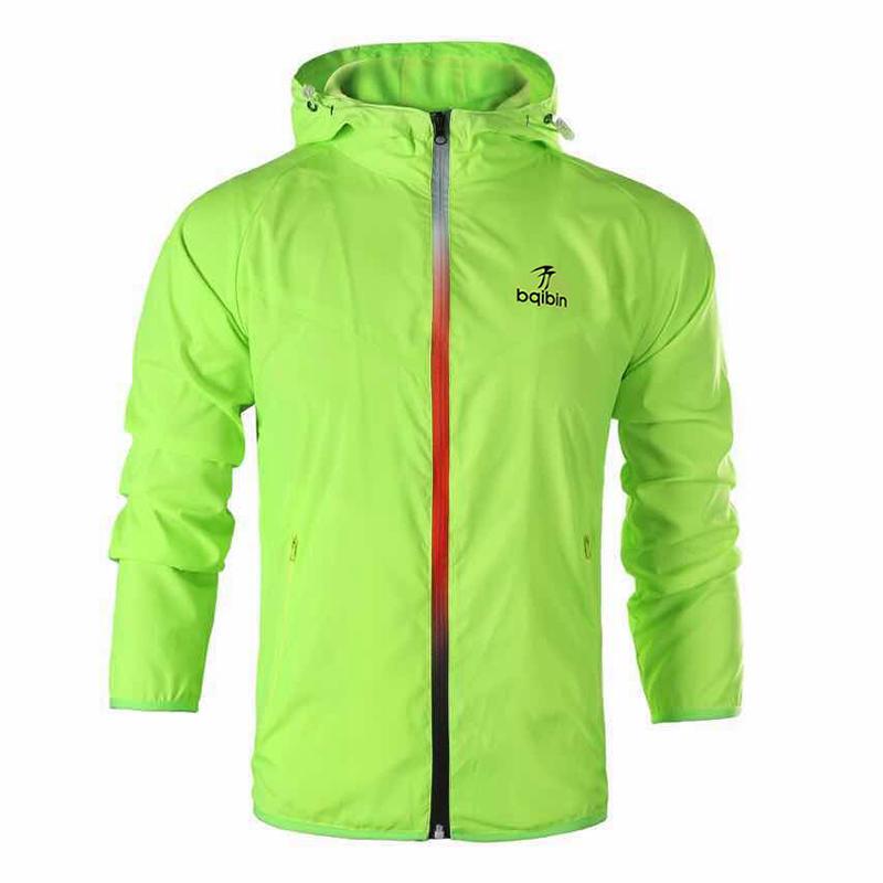 Summer Big Size Thin Hooded Mens Windbreaker Casual Outdoor Sports Lightweight Coat Jacket XXS
