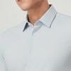 YOUNGOR Men's Wrinkle-Resistant Short-Sleeve Shirt VSTP114773SBA