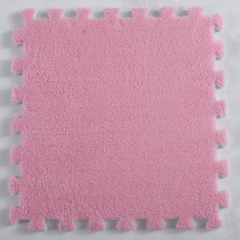 Cross-Border Splicing Foam Baby Crawling Mat - Plush, Dirt-Resistant, Cuttable Carpet for Living Room or Bedroom