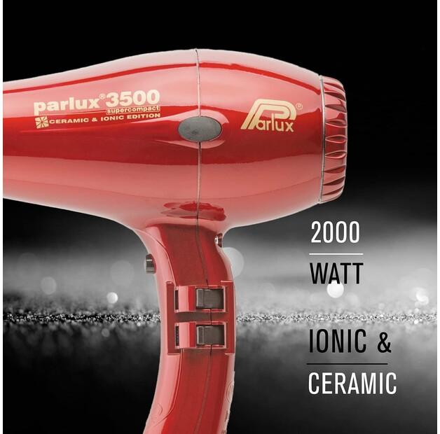 Фен Parlux 3500 Supercompact rot