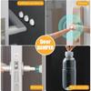 Door Knob Wall Shield, 12PCS Transparent Round Soft Rubber Door Stopper Wall Protector, Self Adhesive Door Handle Bumper