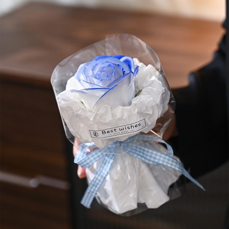 Soap Flower Rose Bouquet Artificial Flower For Christmas Wedding Birthday Party Valentine'S Day Diy Gift Home Decoration