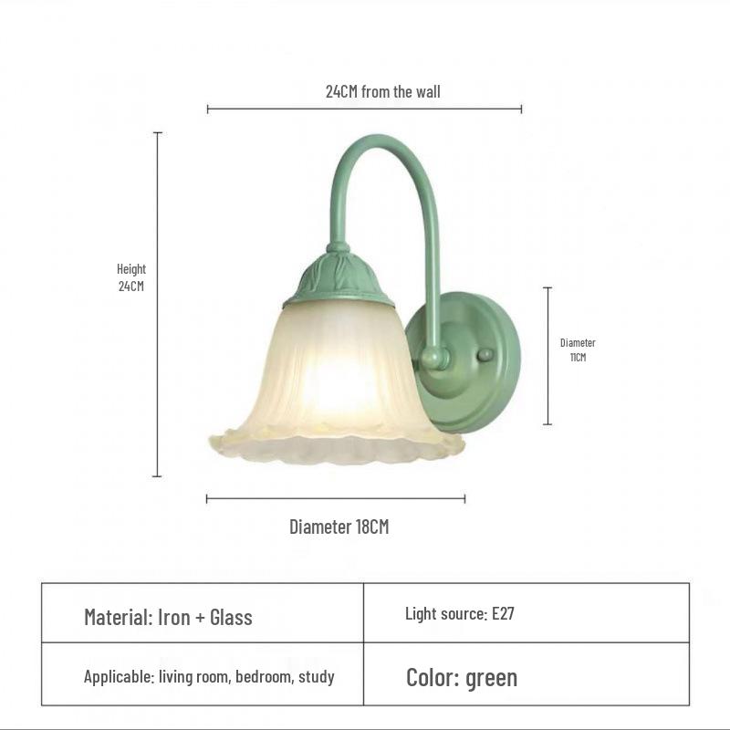 Lily of the Valley Retro Wall Sconce - French Country Style