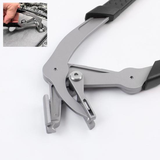 Druckfederspanner Zangen mit Federhebel Ergonomischer Anti-Rutsch-Griff Federbelastete Klemmenzange Werkzeug zum Entfernen von Klemmen im Automobilbereich
