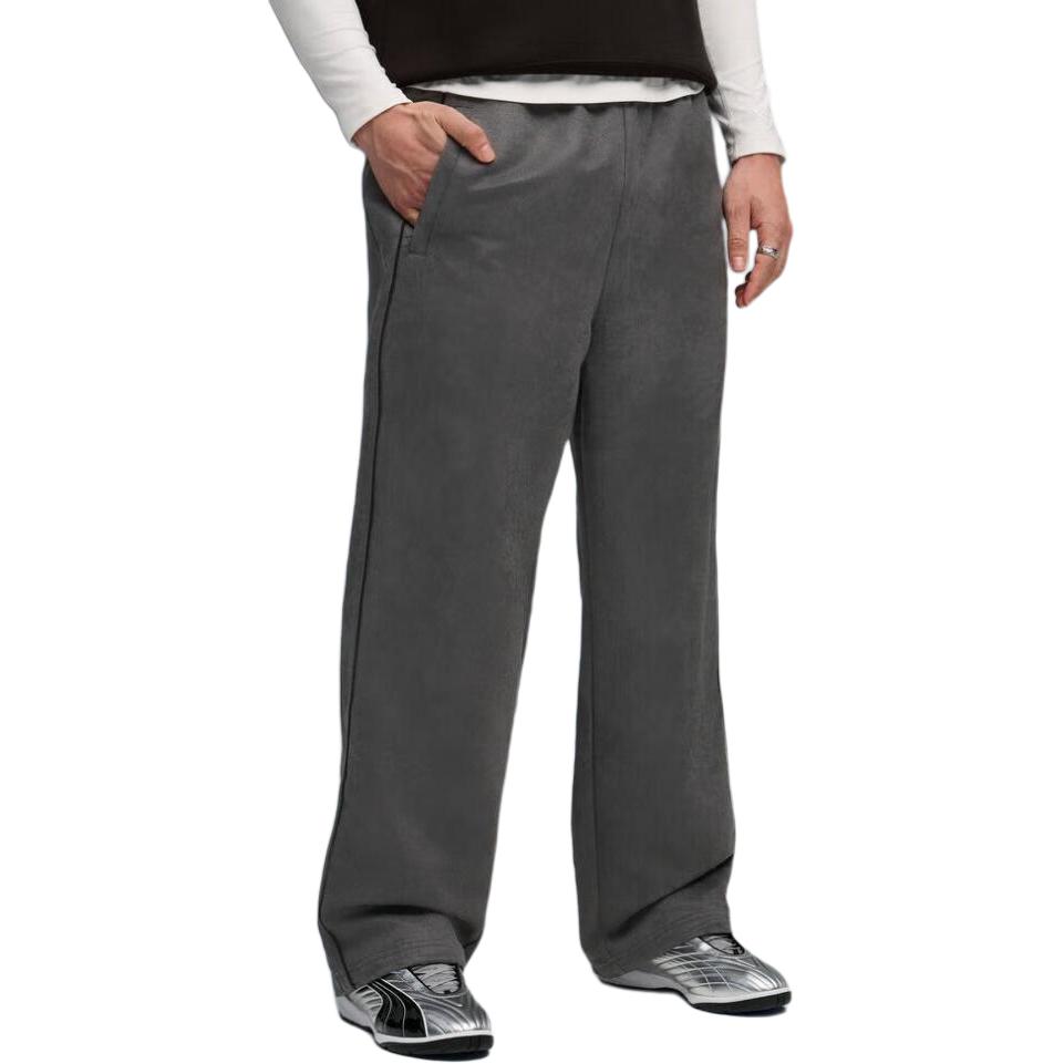 Puma Calça Casual Lisa de Perna Reta Solta Masculina Calças 632191-44