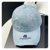 Spring And Summer American Retro Ripped Baseball Caps, Men'S And Women'S Embroidered Peaked Caps, Sunshade, Showing A Small Tide