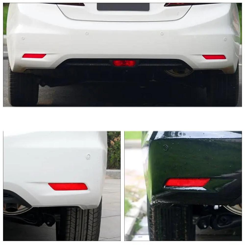 Rear Left & Right 2Pcs Bumper Reflector Set For Honda Civic 2013-2015