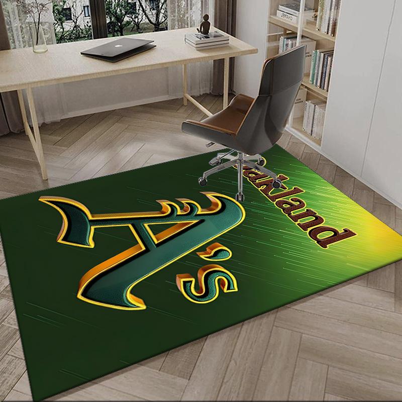 Oakland Team Carpet, Kitchen Rugs, Yoga Mat, Non-Slip Mats, Rug for Bathroom, Living Room Bedroom, Camping Rugs Christmas Gift