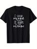 Men's T-shirt, Black Fun Trendy T-shirt, Regular Fit, Summer Short Sleeve, All-season T-shirt, Fun Printed Casual T-shir