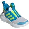 New Adidas TENSAURComfort Abrasion Resistant Low Top Kids Lifestyle Shoes Gray Blue Kids' JQ4879