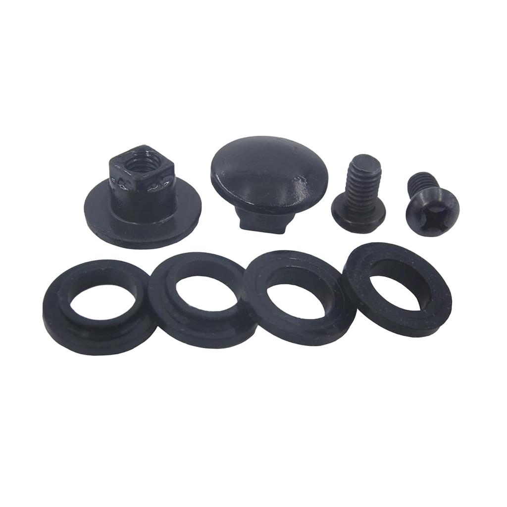 2PCS Rear Window Latch Bolt Nut Screw Cab Quarter Glass Latch Compatible With Toyota Sienna GSL ASL 2003-2017