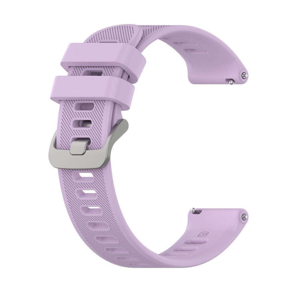 Sport Silicone 20mm WatchSrap For Garmin Forerunner 158 55 245 645 vivomove HR Smart Wristbands For Garmin Venu Watchband Belt
