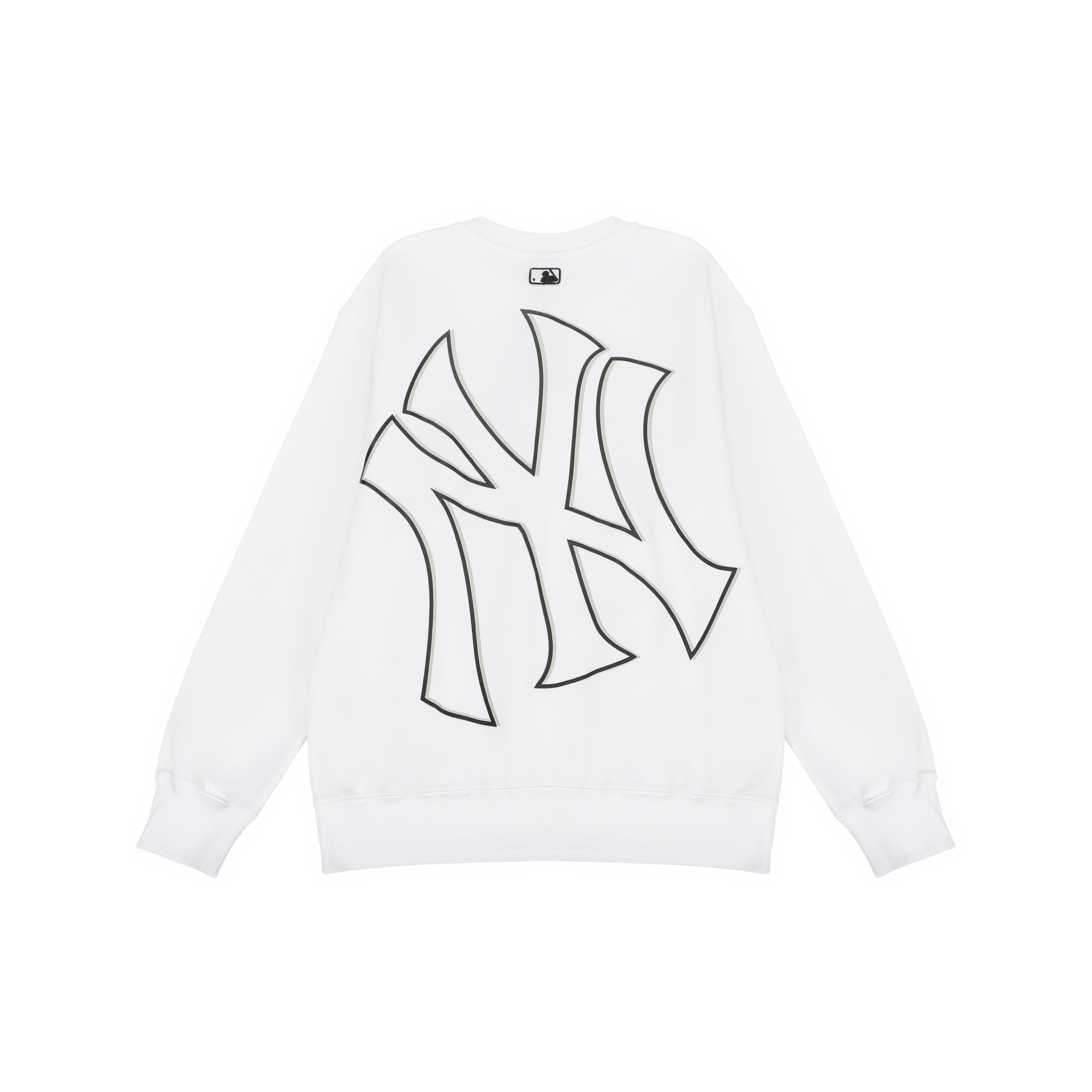 MLB New York Yankees Sweatshirts Unisex Ecru Crew Neck Moderate Other 3AMTB0421-50WHS M