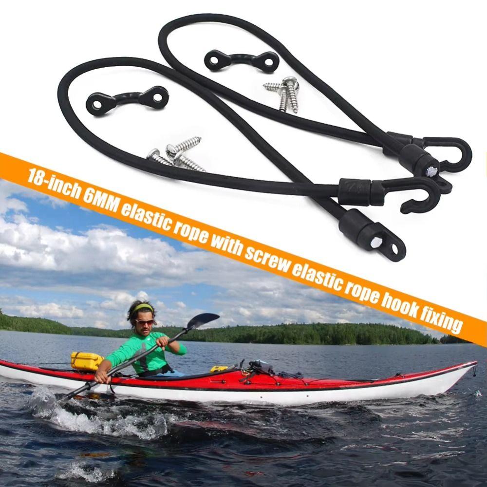 Adjustable Rod Tamer Holder Deck Mount Connector Kayak Fishing Rope Boat Fishing Strap Canoe Yacht