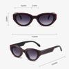New Fashion Cat Eye Large Frame Sunglasses Woman Vintage Style Striped Decoration Trending Eyewear UV400 Eyeglasses