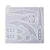 Resin Dagger Keychain Mold for DIY Crafts and Candies