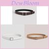 Minimalist Faux Leather Belt With Alloy Buckle For Casual And Outdoor Wear