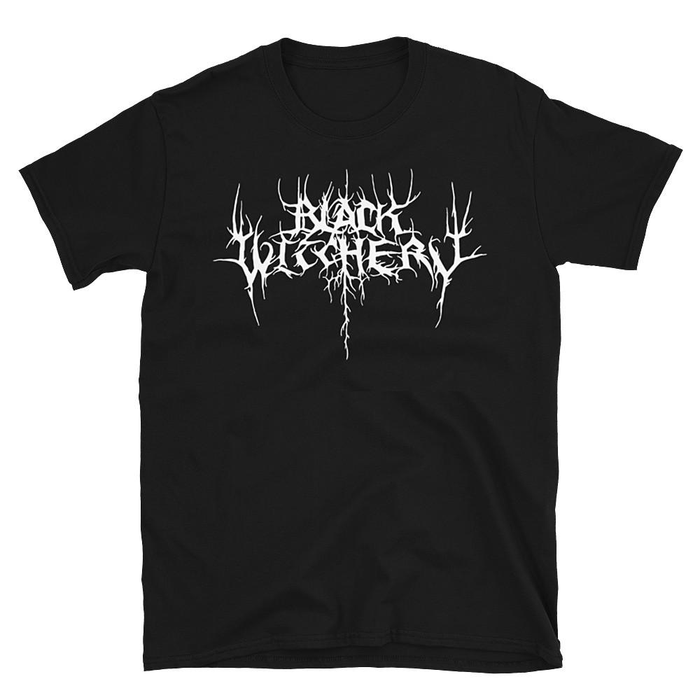 

BLACK WITCHERY Logo New / Upside Down Cross (Two Sided) T-SHIRT 5XL різнокольоровий