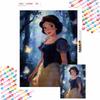 Snow White Forest Butterflies Diamond Painted Mosaic Art Painting Kit Handmade DIY Gift Home Decor