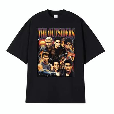 Winston Johnny Cade Stay Gold Movie The Outsiders Retro Dallas T Shirt Men Women Fashion Oversized T-shirt Short Sleeve T Shirts